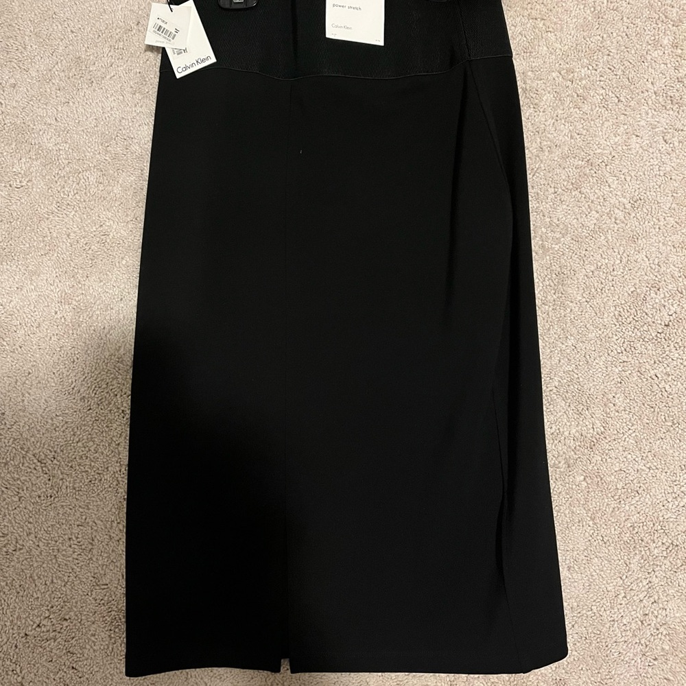 Calvin Klein black pencil skirt
